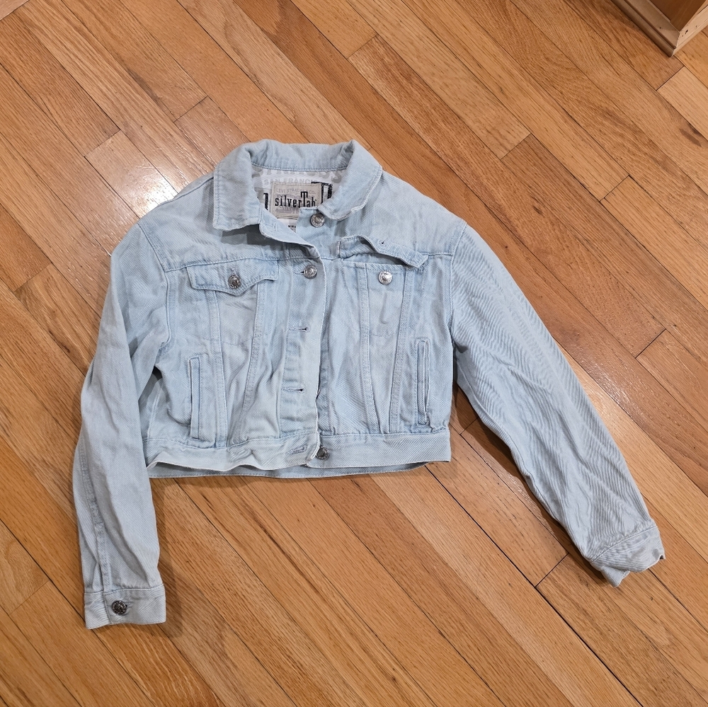 Vintage Levi Strauss Silver Tab Cropped Youth Denim Jacket